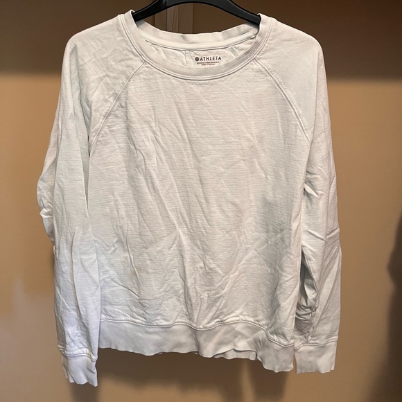 Athleta Tops - Athleta Women’s Pale Blue Sundown Sweatshirt